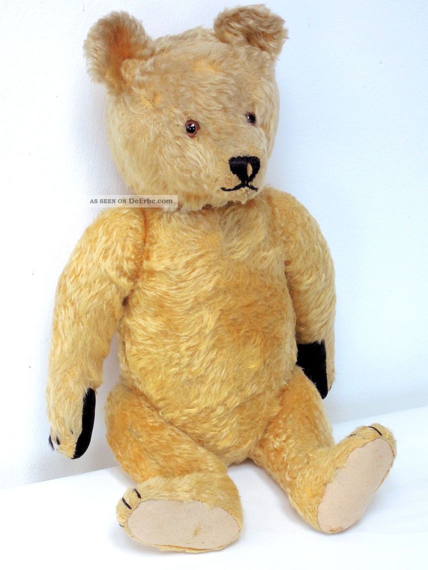 50er Jahre Teddy Steiff, Blond, Ca. 45 Cm