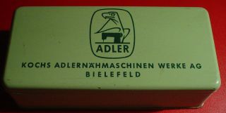 Kochs Adlernähmaschinen Werke Ag Bielefeld - Grüne Blechdose - Alt Bild