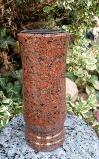 Granit Vase Grabvase Grabschmuck Lampensockel Vasensockel Grabsockel Bild