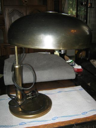 Alte Pilz Schreibtischlampe,  Ansehen Bild