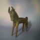 Altes Pferd Esel Messing Bronze? Figur Skulptur Metall Horse Figure Metal Donkey 1950-1999 Bild 1