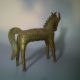 Altes Pferd Esel Messing Bronze? Figur Skulptur Metall Horse Figure Metal Donkey 1950-1999 Bild 3