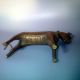 Altes Pferd Esel Messing Bronze? Figur Skulptur Metall Horse Figure Metal Donkey 1950-1999 Bild 4