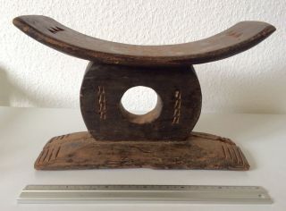 Alter Afrikanischer Hocker Der Aschanti (ghana) Bild