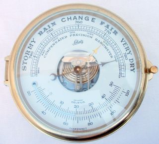 Schatz Schiffsbarometer Compensated Precision Barometer Marine Bild