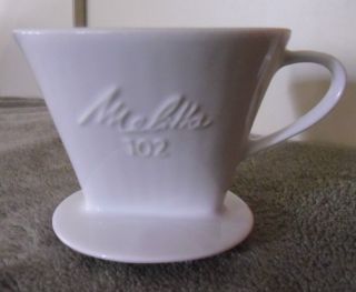 Kaffeefilter Porzellan 102 Melitta Küche Kaffee Keramik Haushalt Weiß Top Zustan Bild