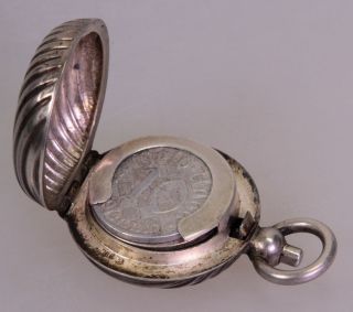 Antiker Kleingeldhalter 800 Silber,  Münzhalter,  Münzdose (2961) Bild