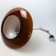 Xl Opal Glas Lampe Braun 70er Vintage 60er Trompete Brown Pendant Lamp 1960-1969 Bild 11