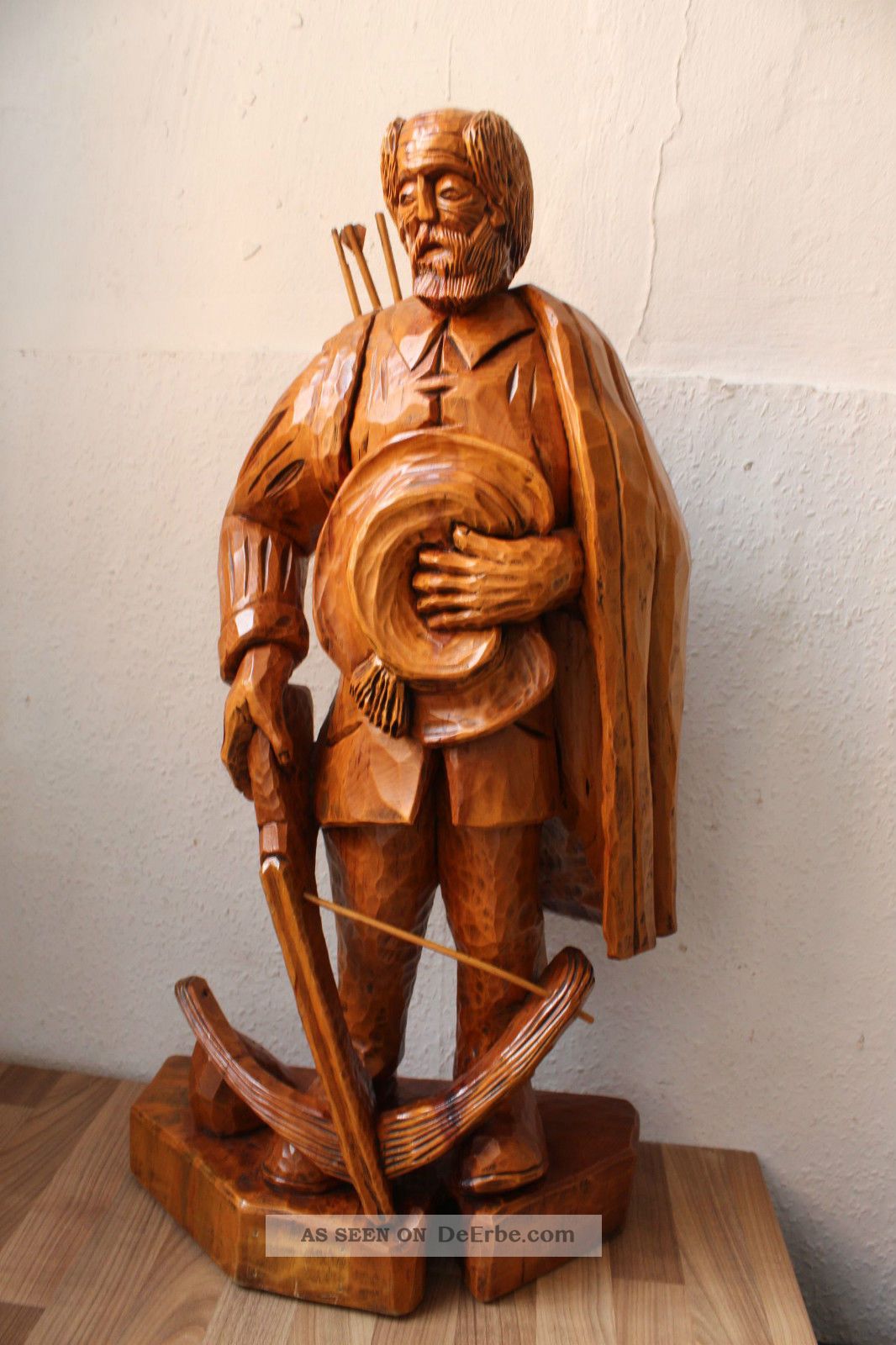 Figur Bei Wilhelm Tell 5 Buchstaben (art: H - 1186) Schöne Holzfigur " Wilhelm Tell
