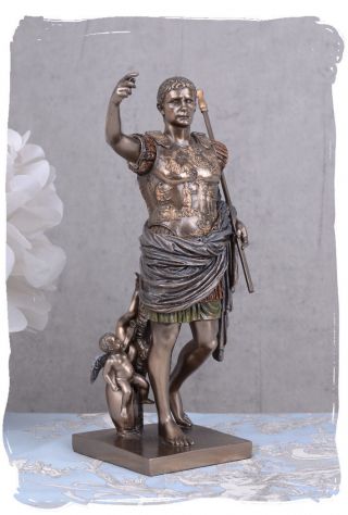 Skulptur Augustus Von Primaporta CÄsar Imperator Antike Bild