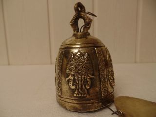 Tempelglocke Buddistische Glocke Sehr Alt,  Sammelwürdigl Bild