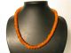 Pulverglasperlen 11mm Orange Spacer Ghana Recycling Glass Beads Krobo Afrozip Entstehungszeit nach 1945 Bild 2