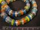 Pulverglasperlen 13mm Farben A Colours Spacer Ghana Recycling Glass Bead Afrozip Entstehungszeit nach 1945 Bild 1