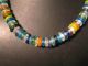 Pulverglasperlen 13mm Farben A Colours Spacer Ghana Recycling Glass Bead Afrozip Entstehungszeit nach 1945 Bild 2