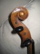Alte Deutsche Violine Geige Ins.  (rudolf Heckel 1898) Saiteninstrumente Bild 5