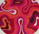 Teppich 70er Hochflor Psychodelic Carpet Flower Power Space Age Rund 197 Cm 1970-1979 Bild 1