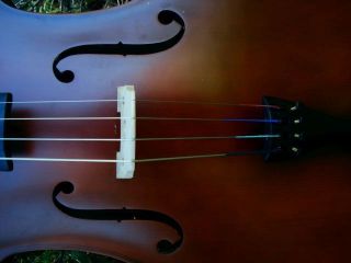 Sehr Schönes Cello 4/4 Mit Bogen In Gepolsterter Tasche Bild