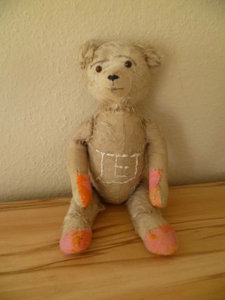 Dachbodenfund: Alter Teddybär Brummbär Ca 48 Cm Bild