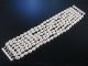 MondÄn Breites Zucht Perlen Armband 7 - Reihig SÜsswasser Silber 925 Schmuck & Accessoires Bild 1
