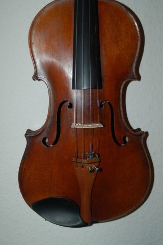 Alte 4/4 Violine,  Geige,  Spielfertig Mit Label & Brandstempel, Bild