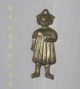 Um 1940 - MÄdchen - Kind - Votivgabe - Ex Voto - Ca.  13,  5 Cm - Versilbert Votivbilder & Sakralmalerei Bild 1