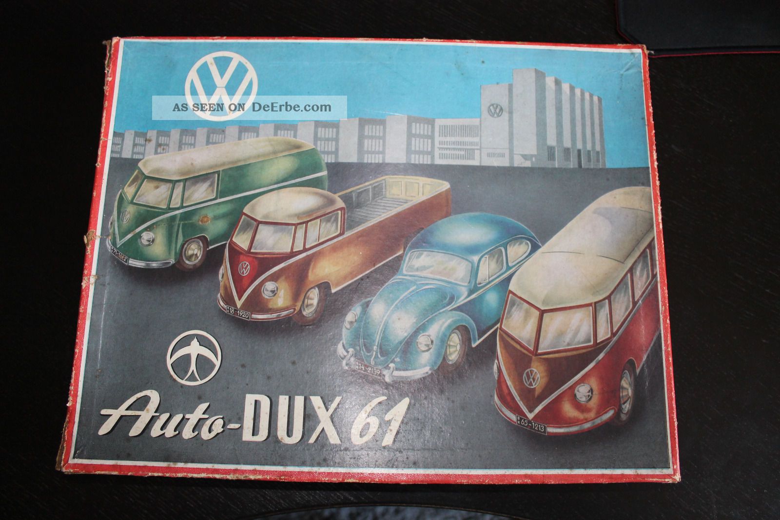 Auto - Dux 61 Baukasten Blech,  Komplett,  Dux Original, gefertigt 1945-1970 Bild