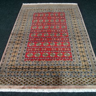Feiner Orient Teppich Buchara 184 X 125 Cm Handgeknüpft Bukhara Carpet Rug Tapis Bild