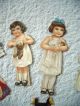Vorkrieg Konvolut Oblaten 2 Anziehpuppen Nebst Kleidern 19 Teile Puppen & Zubehör Bild 1