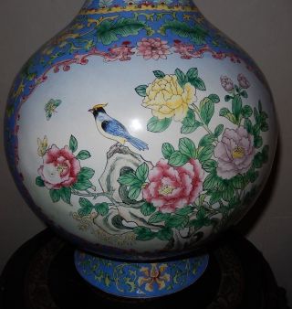 Chinesische,  Japanische,  Asiatische Vase,  Asiatika,  Antik,  Große Cloisonne Vase Bild