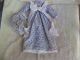 Alte Puppenkleidung Long Apron Dress Hat Outfit Vintage Doll Clothes 30 Cm Girl Original, gefertigt vor 1970 Bild 5