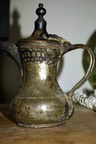 Antike Osmanische Kanne Teekanne Türkisch Kaffekanne Bild
