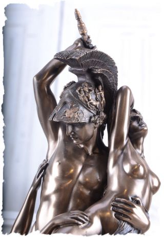 Achilles & Polyxena Trojanischer Krieg Skulptur Antike Mythologie Figur Bild