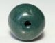 14mm Ancient Rare Green Serpentine Stone Bead Antike Bild 5