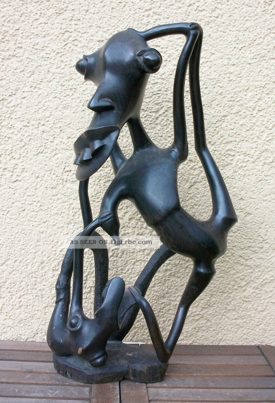 Makonde Figur (ebenholz,  Ebony) Aus Tansania,  African Art Entstehungszeit nach 1945 Bild