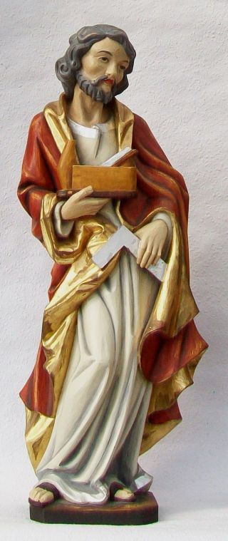 Figur,  Heiliger Josef Von Nazareth,  Oberammergau,  Holzschnitzerei,  Blattgold Bild