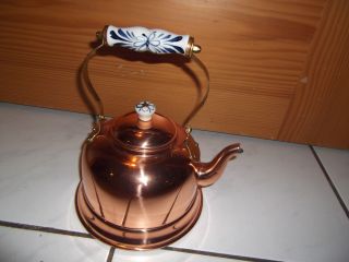 Kupfer Wasser - Teekessel Bild