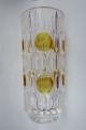 60er Jahre Preßglas - Vase Mit Punkte - Dekor Gut Erhalten Höhe: 17,  8 Cm Dekorglas Bild 2