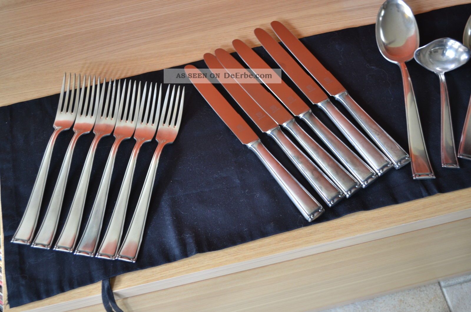 Art Deco Besteck Neoveda Silber 90,  Für 4 Personen,  29 - Teilig Schwer Objekte vor 1945 Bild