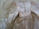 Alte Puppenkleidung Silkygoldlacy Dress Outfit Vintage Doll Clothes 30cm Girl Original, gefertigt vor 1970 Bild 8