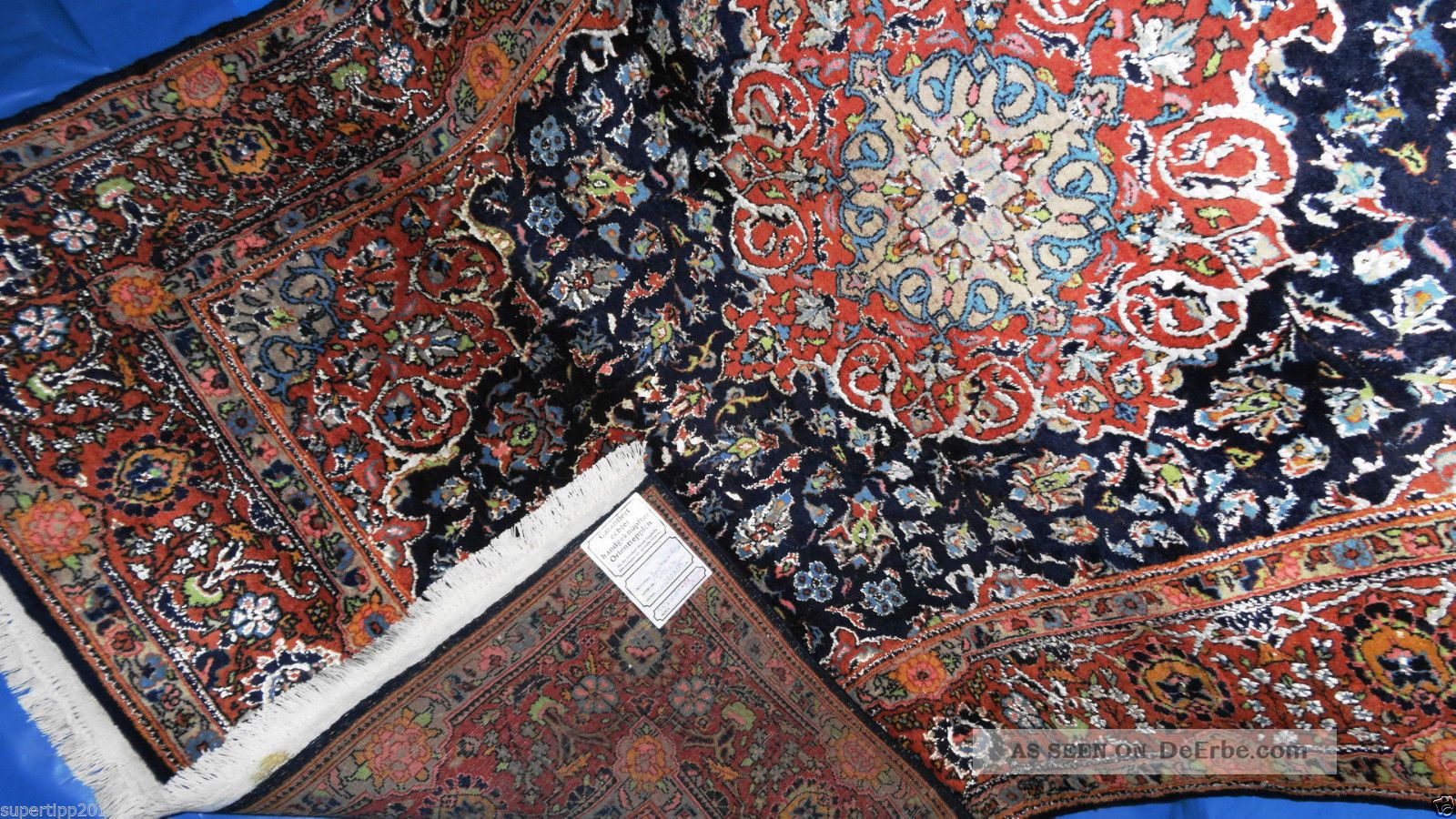 Seide - Kaschmir Echte Handgeknüpfte - Teppich Top/ware - Rug - Tappeto - Tapis - Seta,  Silk Teppiche & Flachgewebe Bild