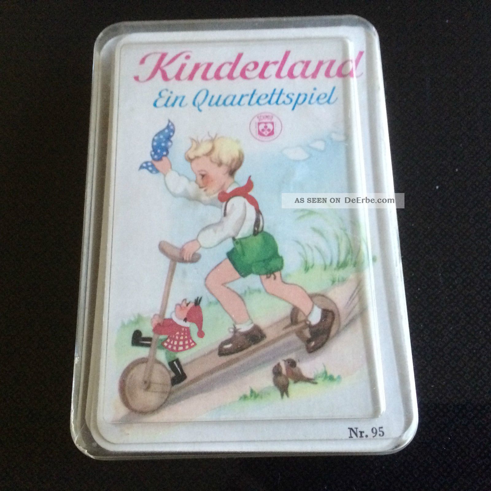 Kinderland Quartettspiel Nr. 95 Schmid / 60er Jahre / 1 Karte Fehlt Leider