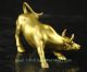 Chinese Pure Bronze Copper Feng Shui Wealth Money Ox Bull Art Statue Ld04 Volkskunst Bild 6