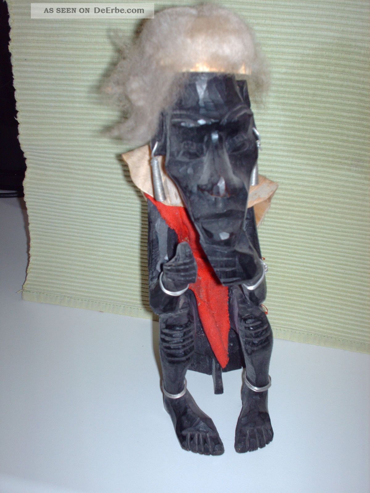 Afrikanische Figur,  Weiser Mann ? Entstehungszeit nach 1945 Bild
