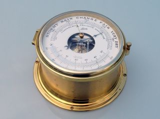 1 Schatz Schiffsbarometer Compensated Precision Barometer Marine Bild