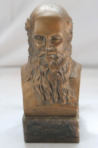 Alte Bronze ? BÜste Figur Skulptur Gustav Schierz 1915 Steinigswolnsdorf 1940 Bild