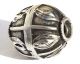 Navettekugel - Antike Jüdische Jemenitische Silber Kugel Navettetreibmuster 1950 Judaica Bild 3