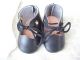 Alte Puppenkleidung Schuhe Vintage Black Laced Shoes Socks 40 Cm Doll 5 Cm Original, gefertigt vor 1970 Bild 2