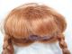 Alte Puppenteile Feuerrotezoepfe Haar Perücke Vintage Doll Hair Wig Fuer40c Girl Puppen & Zubehör Bild 6