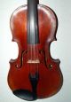 Sehr Alte Spielfertige 3/4 Geige - Violine Mit Bogen Und Koffer - Musikinstrumente Bild 1