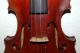Sehr Alte Spielfertige 3/4 Geige - Violine Mit Bogen Und Koffer - Musikinstrumente Bild 2